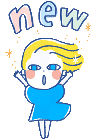 Girl Post Sticker