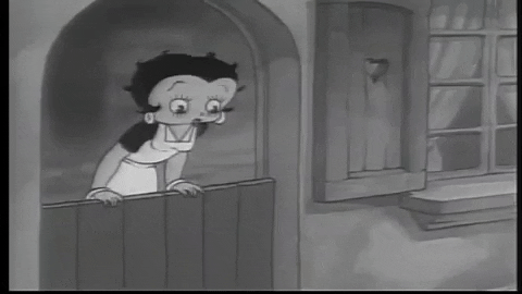 Black And White Love GIF by Fleischer Studios
