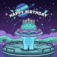 Happy Birthday GIF by Kanpai Pandas