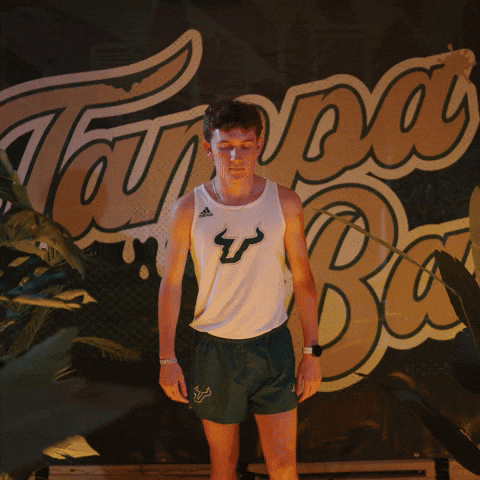 South Florida Horns Up GIF by USF Athletics