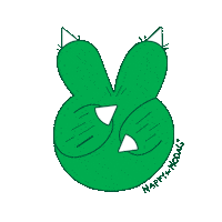 HappyTheHodag peace happy the hodag hodag paw peace paw Sticker