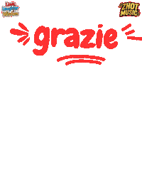 Italian Thank You Sticker by Zhotcita
