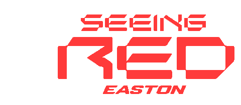 Seeing Red Double Barrel Sticker by Easton Diamond Sports, LLC.