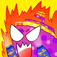 imaginaryones fire nft hype boat GIF