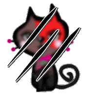 Angry Cat Sticker