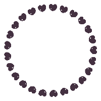 Heart Circle Sticker