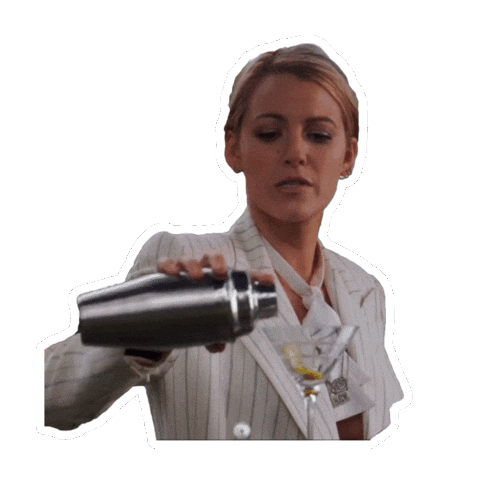 Happy Hour Drinking Sticker by Blake Lively Fan