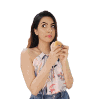 niki_mehra eating eat people burger Sticker