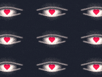 androgynous love eyeballs gooey eyes GIF