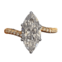Marquise Diamond Sticker by Lauren B Jewelry