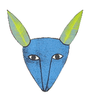 RohinaT art fox curious bhajju fox Sticker