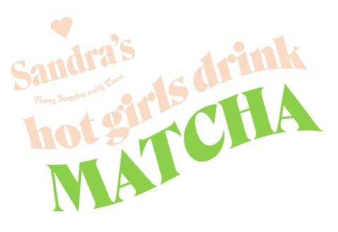Matcha Sticker by Sandras