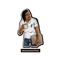Tired Coffee Sticker by TEAM AF