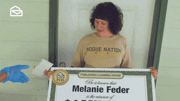 Happy Congratulations GIF by Publishers Clearing House