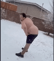 Snow Dance Richard Porter GIF by Leroy Patterson