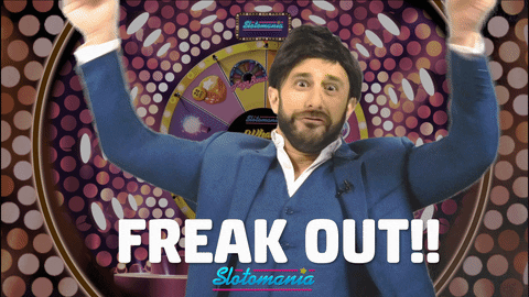 Freak Out Wow GIF by Slotomania Official