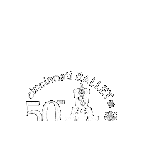 Anniversary 50Th Sticker by Cincinnati Ballet