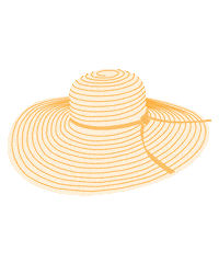 Vacaciones Sunhat Sticker by San Diego Hat