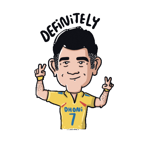 Dhoni Sticker