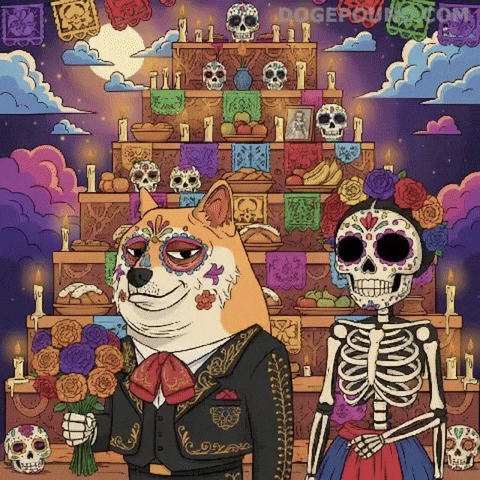 Day Of The Dead Art GIF by Doge Pound