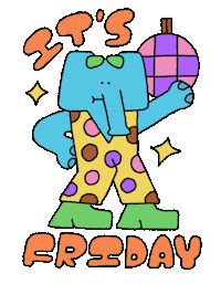Friday Disco Sticker