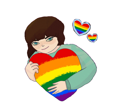 Proud Love Is Love Sticker by Contextual.Matters