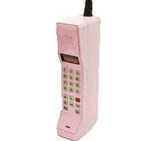 Call Me Pink Sticker by glow getter collective