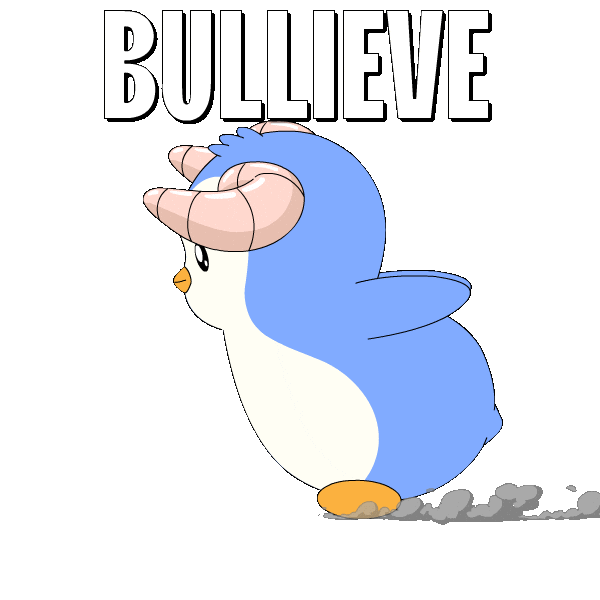 Run Running Sticker by Pudgy Penguins