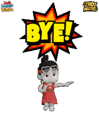 See Ya Goodbye Sticker by Zhotcita