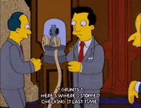 Happy Season 8 GIF by The Simpsons