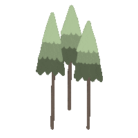 Forest Wald Sticker by JilEileen