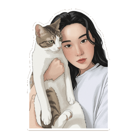 Sticker Cute Cat Sticker