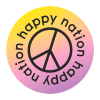 happynation happynation happy nation thehappycrew happy crew Sticker