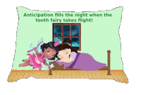 Sleepy Tooth Fairy Sticker