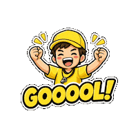 Happy Football Sticker by Fresa Creativa