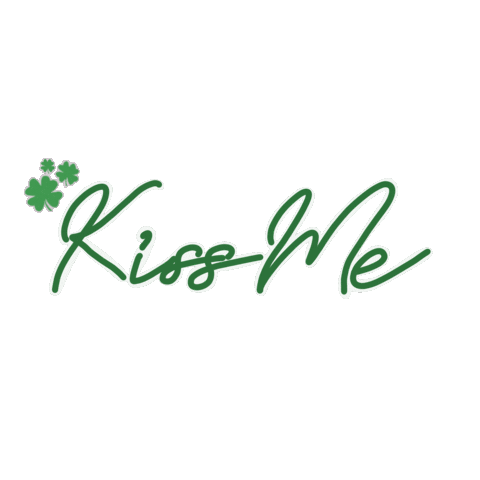St Patricks Day Kiss Sticker by Corbin Creates