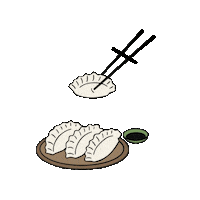 asianhouse dumplings skg asianhouse asianhousegr Sticker