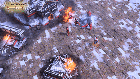 Age Of Mythology Battle GIF by Age Of Empires Community