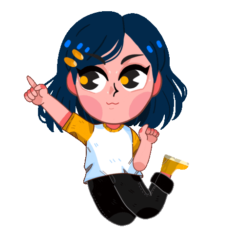 Happy Jump Sticker by Edcent id