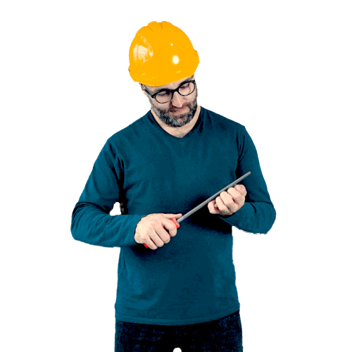 Construction Grooming Sticker by Stavario
