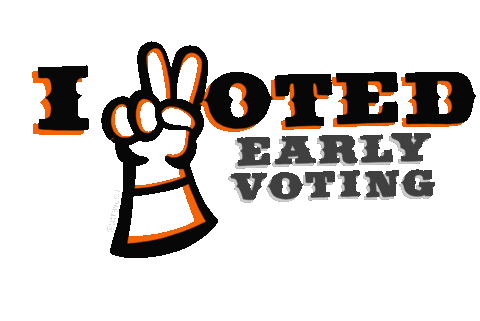 Texas Voting Sticker by CAB