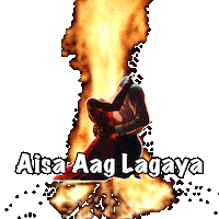 Sad On Fire Sticker by Global Tara Entertainment