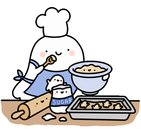 Baking Cookie Dough Sticker by KiraKira