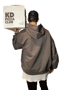 KDFP pizzaboy pizzaclub kdfp king david pizza Sticker