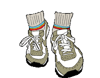 Rec Socks Sticker by William Ellery