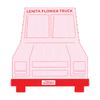 Lenitabygrita love losangeles lenita flowertruck Sticker