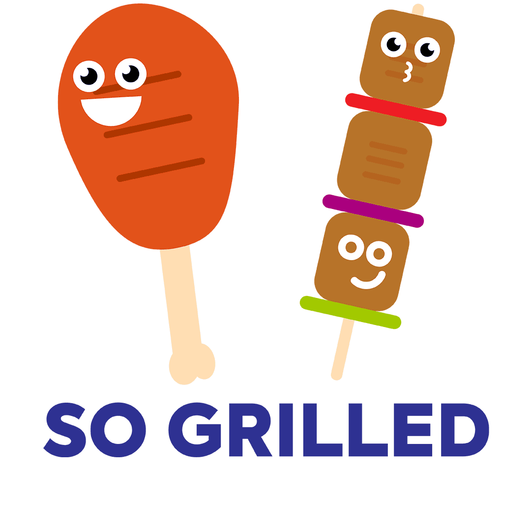 See You Bbq Sticker by Foodak