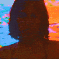 capitalwaste glitch beach vhs pop GIF
