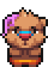 badkidgames giphyupload games bear kid Sticker