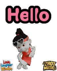 Girl Hello Sticker by Zhotcita